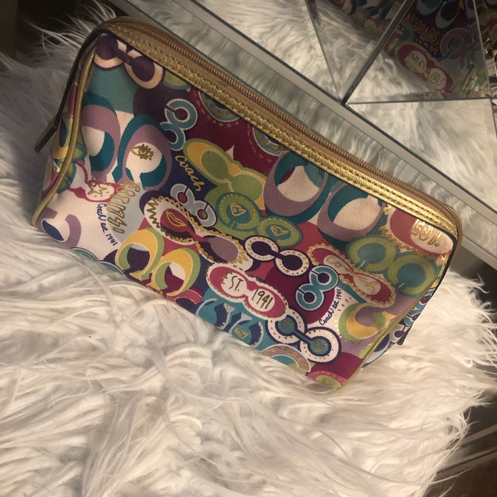 Sold******Coach makeup bag